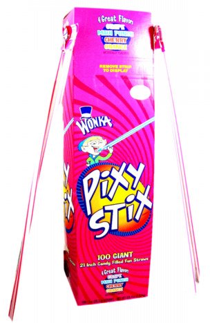 Pixy Stix, Giant Size, 100 Count logo