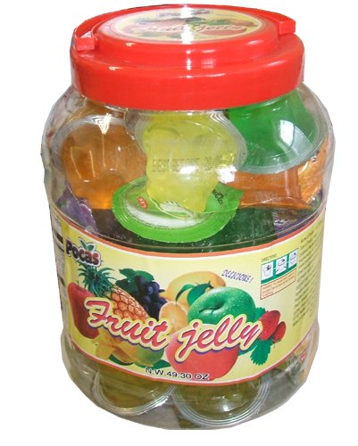 Pocas Fruit Jelly Cups Assorted Fruit Flavors 49.3 Ounces logo