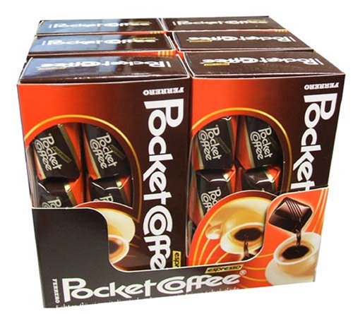 Pocket Coffee Ferrero 6-18 Piece Packs (108 Piece Case) logo