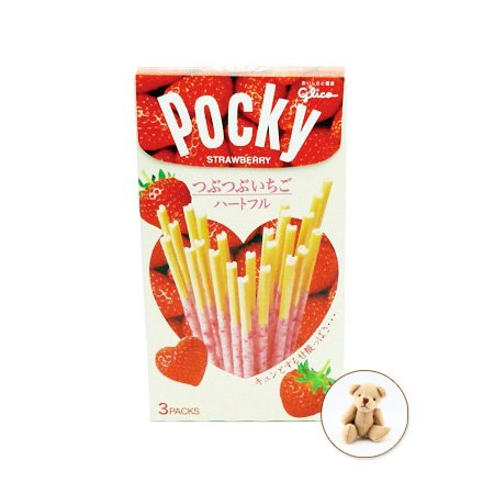 Pocky Stick / Pocky Snack / Pocky Cookies Bouns Pack – Strawberry Cream Flavor / Heart Shaped Stick logo