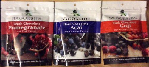 Pomegranate, Acai and Blueberry, Goji With Raspberry Dark Chocolate (Pack of 3) logo