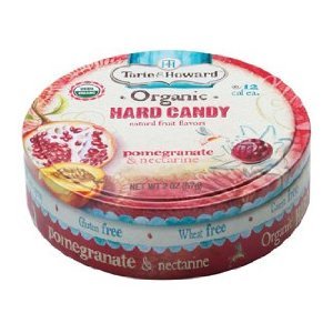 Pomegranate & Nectarine Organic Hard Candy 2 Oz By Torie & Howard – Pack of 2 Tins logo