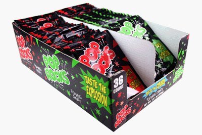 Pop Rocks 36 Packs Strawberry/watermelon logo