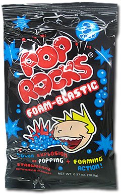 Pop Rocks Blue Razz, 5 Packs logo