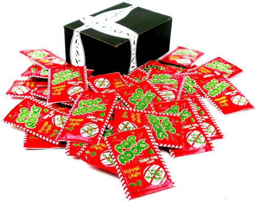 Pop Rocks Candy Cane Flavor, 0.33 Oz Packets In A Gift Box (Pack of 36) logo