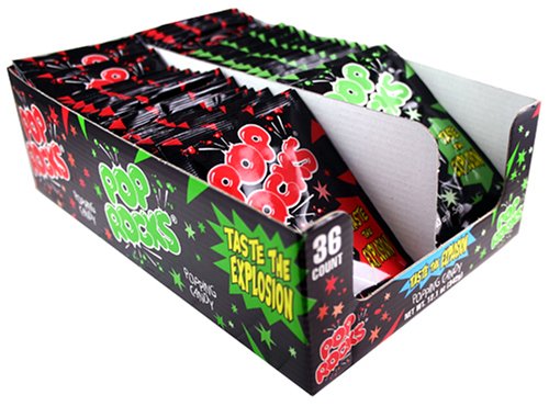 Pop Rocks Strawberry-watermelon, .33 Oz Size, 36 Ct Pack logo