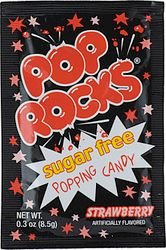 Pop Rocks Sugar Free Strawberry, 24ct Case logo