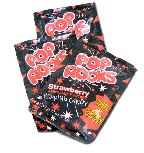 Pop Rocks – Sugar Free Strawberry (Pack of 24) logo