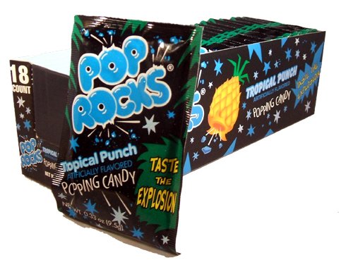 Pop Rocks Tropical Candy 18 Packs logo