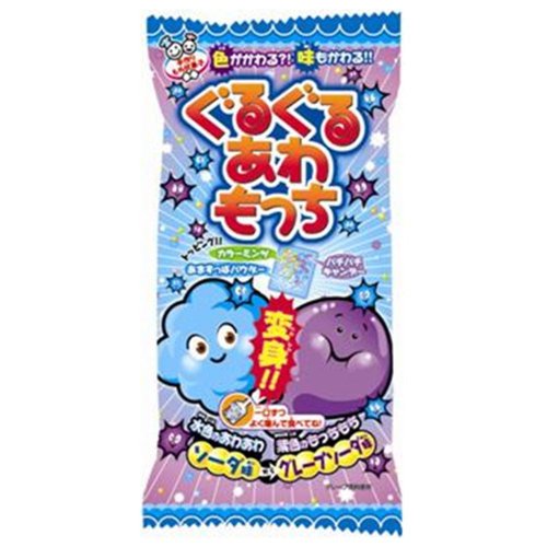Popin Cotton Candy Diy Making Kit Grape Flavor (guruguru Awa Mocchi)- Meiji Chewing Gum logo