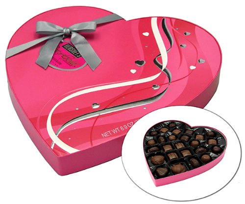 Pot Of Gold Valentines Hershey’s Pot Of Gold Premium Collection Pink Ribbon Heart Box, 8.9 Ounce logo