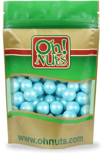 Powder Blue Shimmer Pearl Gumballs 5 Pound Bag – Oh! Nuts logo