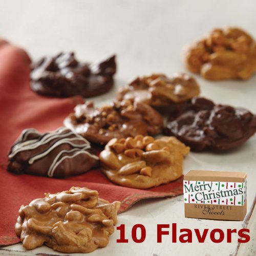 Premium Praline Assortment 10pc Merry Christmas Box logo