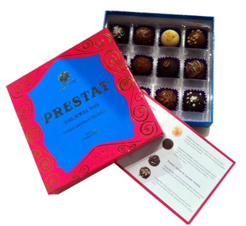 Prestat Chocolate Truffles Jewel Box logo