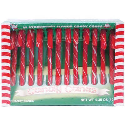 Pride Candy Cane 4.2 Oz Box 12 Count Strawberry logo