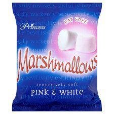 Princess Pink & White Marshmallows 200g logo