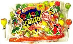 Pulparindo Assorted Hard Candy Lollipops logo