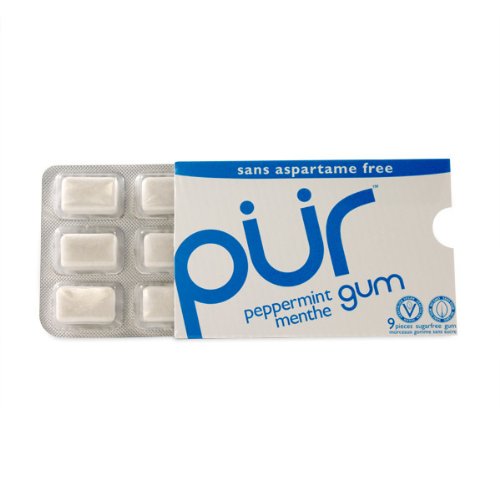 Pur Gum Peppermint Gum 9 Gum logo