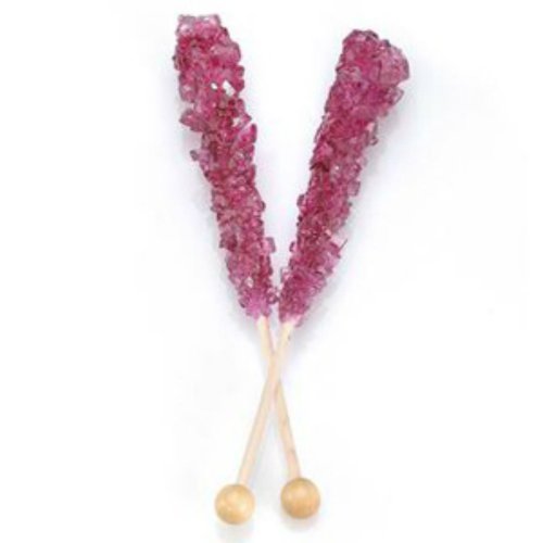Purple Blueberry Rock Candy Sticks (unwrapped) 60 Count logo