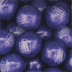 Purple Grape Dubble Bubble Gumballs 1 5lb logo