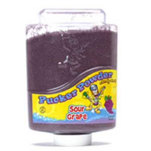 Purple Grape Pucker Powder Candy 9 Ounce Bottle logo