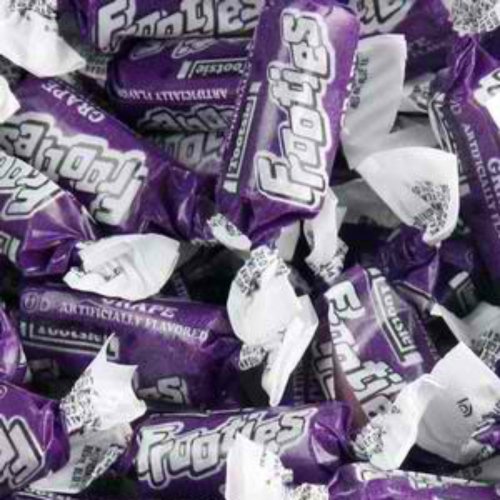 Purple Grape Tootsie Roll Frooties Taffy Candy 1lb Bag logo