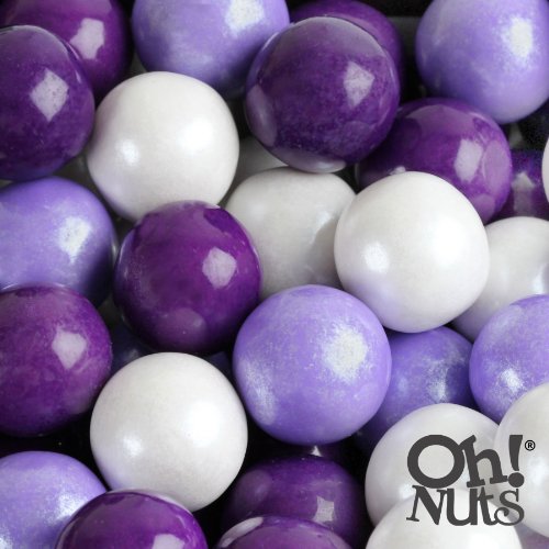 Purple, Lavender & White Gumballs 1 Pound Bag logo