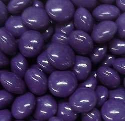 Purple Milk Chocolate Gems (lentils) 1lb Bag logo