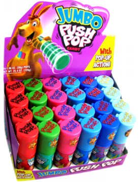 Push Pops, Jumbo Size, 24 Count Display Box logo