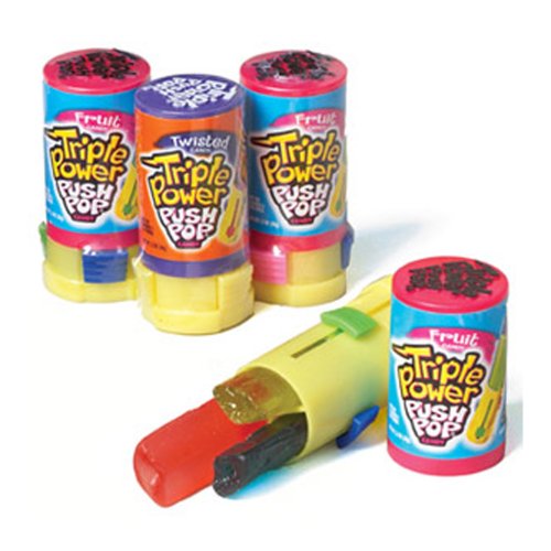 Push Pops Triple Power Candy 16 Count logo