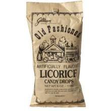 Quality Licorice Drop Candy, 6 Ounce — 24 Per Case. logo