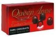 Queen Anne, Cherry Cordials, Dark Chocolate, 10 Pieces, 6.6oz Box (Pack of 4) logo