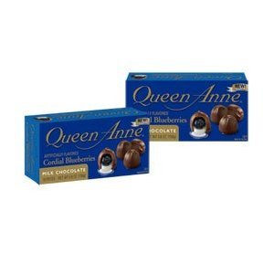 Queen Anne Cordial Blueberries 5.6 Oz Box. Pack of 2 Boxes. logo