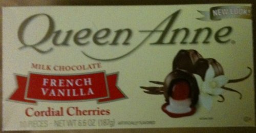 Queen Anne Cordial Cherries French Vanilla Milk Chocolate logo