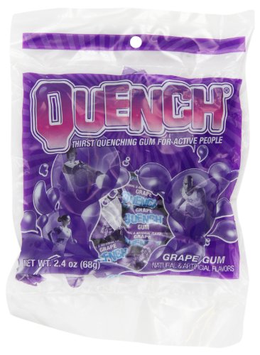 Quench Gum, Grape, 2.4 Ounce (Pack of 12) logo