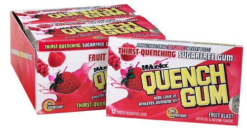 Quench Gum Sugar Free Fruit Blast 12 – Count Tray logo