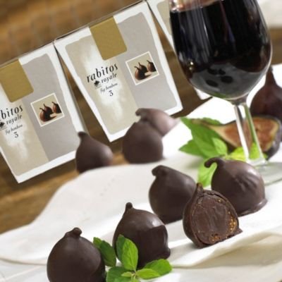 Rabitos Royale Dark Chocolate Fig Bonbons Mini Gift Box (3 Individually Wrapped, 1.6 Oz/ 47 G) logo