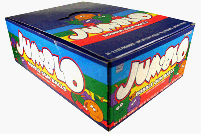 Rain-blo Jum-blo Gum Balls 24 Tubes logo