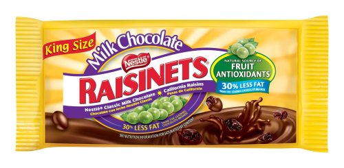 Raisinets King Size, 2.8 ounce Packets (Pack of 24) logo