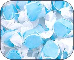 Raspberry Gourmet Salt Water Taffy 1 Pound Bag logo