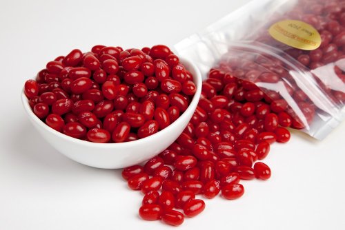 Raspberry Jelly Belly Jelly Beans (1 Pound Bag) logo