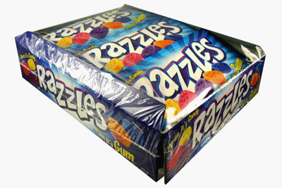 Razzles Original 24 Packs (gum) (24 Pouches) logo