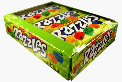 Razzles Sour 24 Packs logo