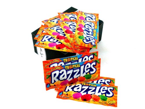 Razzles Tropical, 12 Count In A Gift Box logo