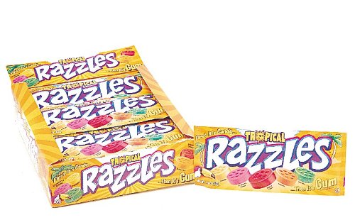 Razzles, Tropical, 33.8 ounce Packages (Pack of 24) logo