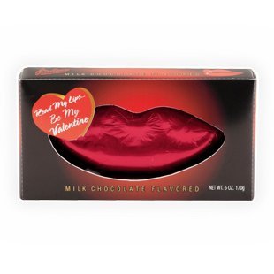 Read My Lips…Be My Valentine (giant Milk Chocolate Lips In Red Foil) logo