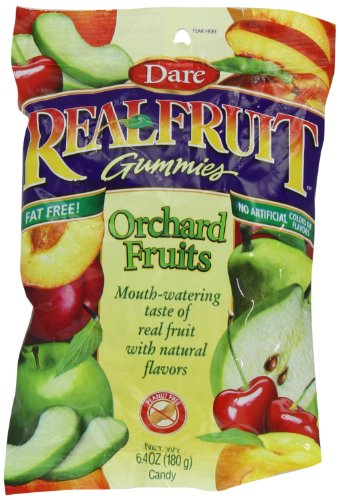 Real Fruit Gummies Fruit Snacks, Orchard Fruits, 6.4 ounce Bags (Pack of 12) logo