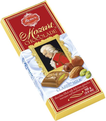Reber Milk Chocolate Mozart Bar, 3.5 Ounce logo