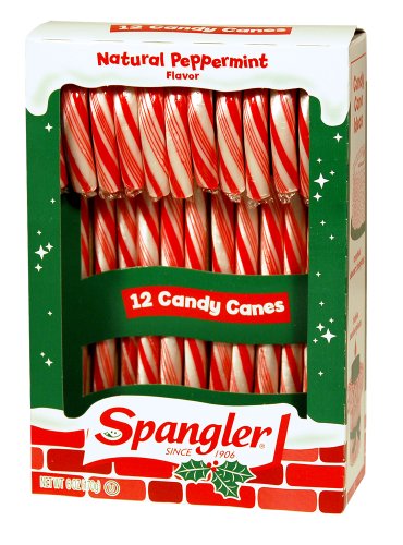 Red and White Peppermint Candy Canes – 3-12 Count Boxes logo