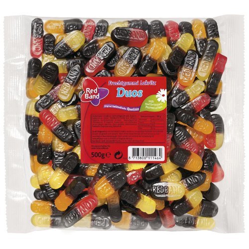 Red Band Fruchtgummi Lakritz Duos 500g logo